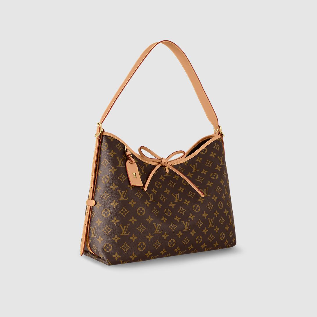 Túi Louis Vuitton Carryall Mm Monogram Nữ Nâu